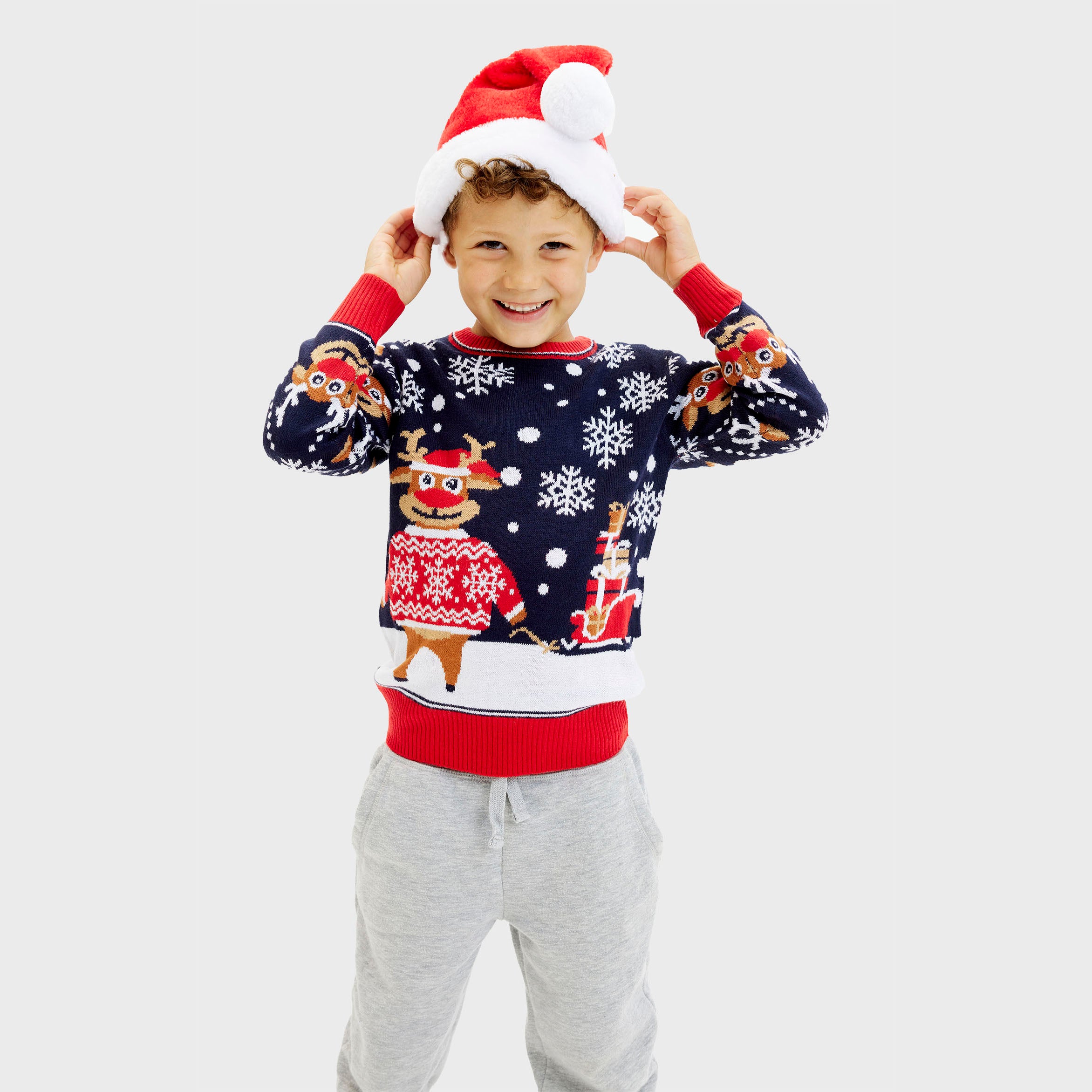 The Bringing Christmas Gifts Sweater - Børn
